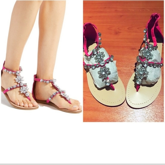 🤩 Shoedazzle Nadya Sandals NEW 💁🏻 - Picture 1 of 2